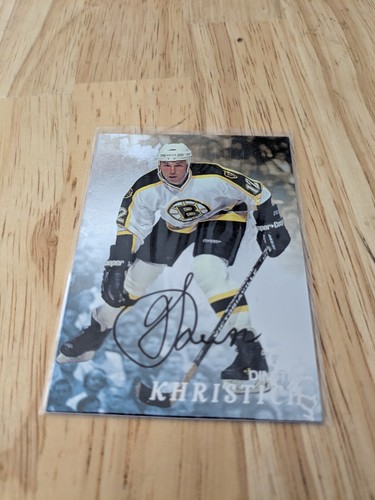 DIMITRI KHRISTICH BOSTON BRUINS 1998-99 BE A PLAYER AUTOGRAPHS AUTO #11 MT