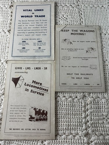 Folletos Railwayana Vintage The Railway Magazine 1946 x 3 - Imagen 2 de 6