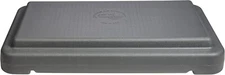 The Step (Made in USA) 4 Inch Stackable Aerobic Exercise Platform, Grey Non-Slip