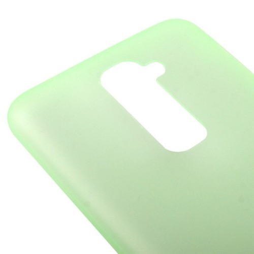 Etui ochronne Case Ultra cienkie 0,3mm do telefonu komórkowego LG Optimus G2 / D802 zielone przezroczyste - Zdjęcie 6 z 6