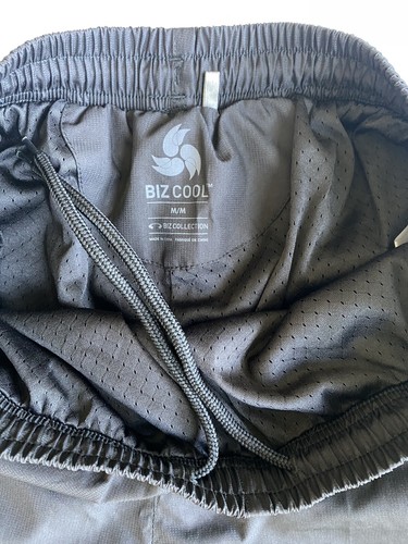 Biz Collection BizCool Razor Sports Pants Size M Black Breathable Zipper Legs - Picture 7 of 12