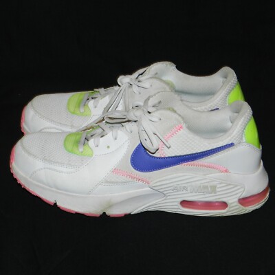 Nike Womens Air Max Excee Running Shoes White Blue DD2955-100 Low