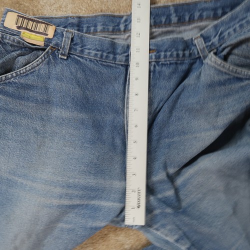 Vintage Big Ben Straight leg Jeans Men's 38x32 Distressed Denim Grunge - Picture 10 of 12
