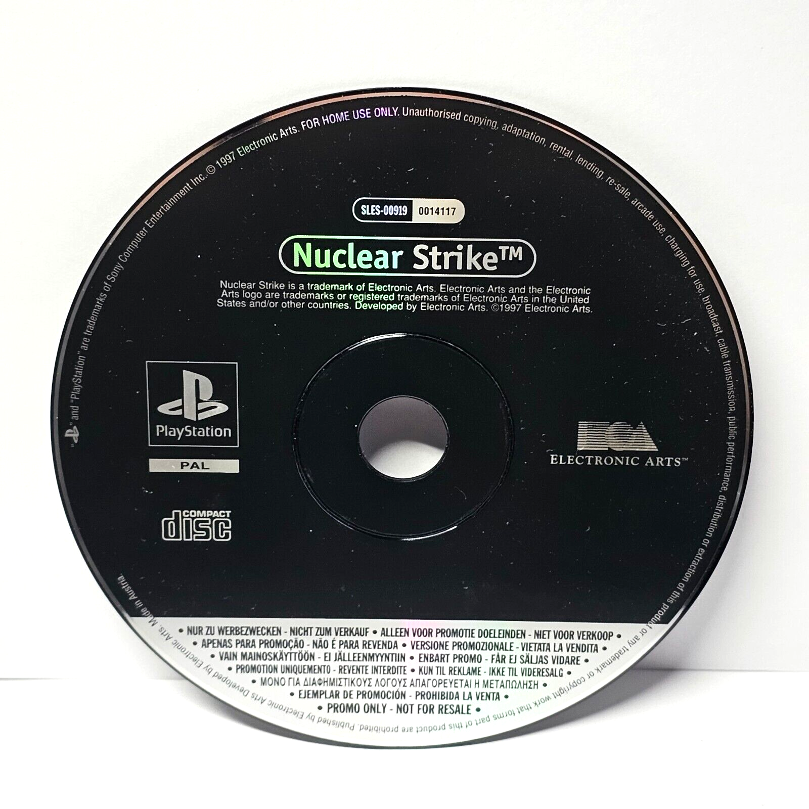Nuclear Strike (Sony PlayStation 1, 1997) - European Version
