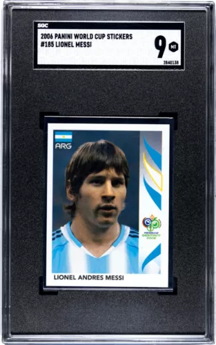Lionel Messi - SGC 9 World Cup Germany 2006 #185 Made in Brazil - Rookie Sticker