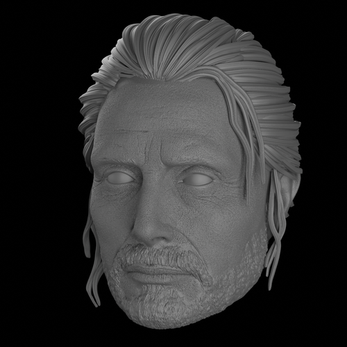 Galen Erso headsculpt for 3.75 in/ 6 in/ 12 in Figures - Picture 15 of 18