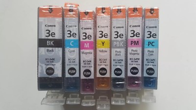 BCI-3E Black, Photo Bk, Mgnta, Cyan, Yellow, Ph Cyan, Ph Mgnta CANON Cartridges