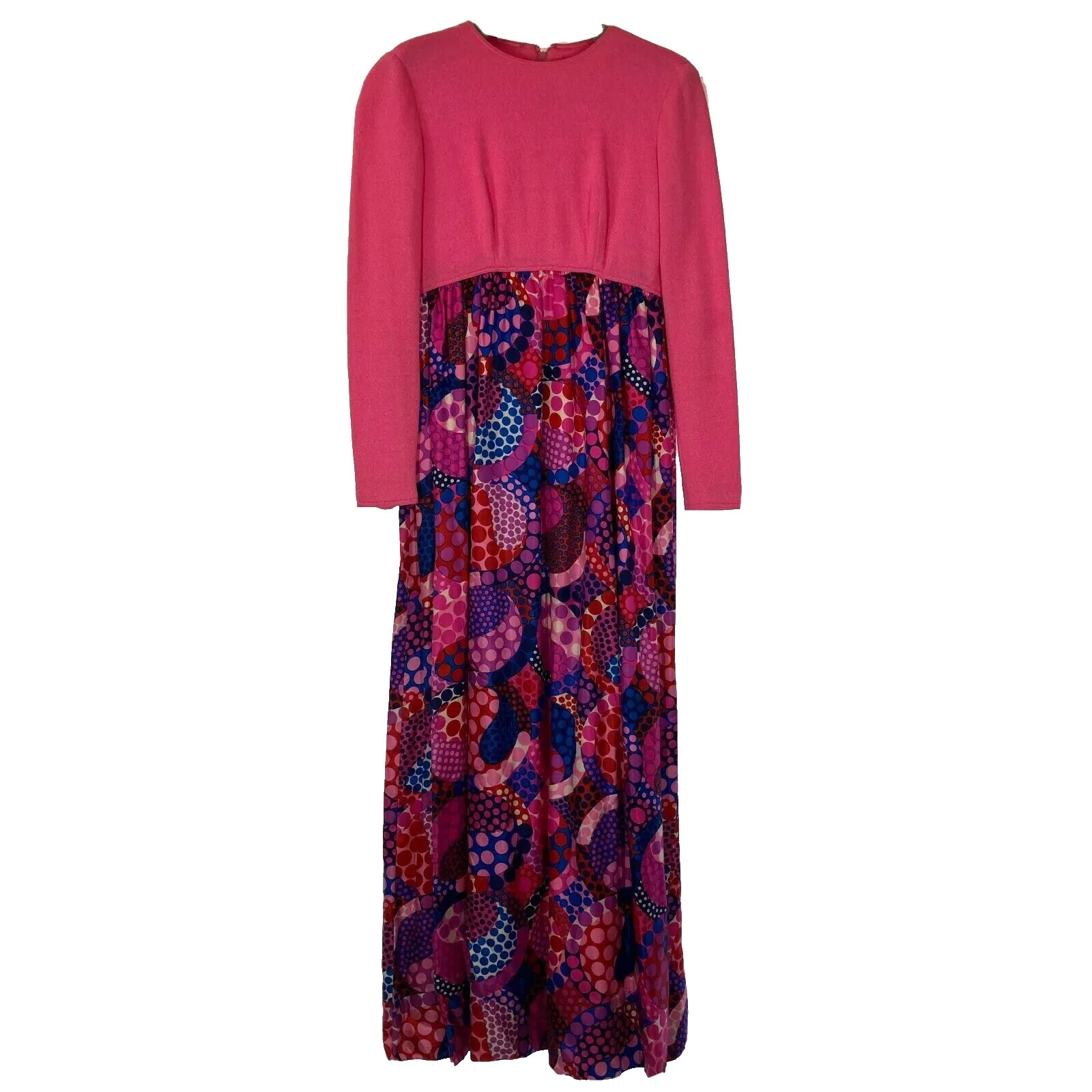 Ocasião Especial Psicodélica Maxi Vestidos Vintage para mulheres