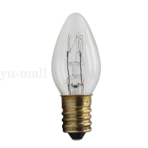 UPTO 10 PCS 7W 220V E12/E14 Clear Bulbs Night Light Replacement Bulbs Home Décor - Picture 12 of 14
