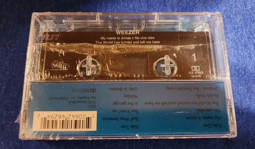 Cassette Tape WEEZER BLUE ALBUM SWEATER SONG ORIGINAL SEALED MINT - RARE - Picture 3 of 7