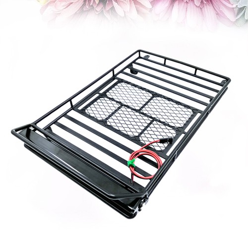 1PZ Staffa Bagagli Auto Tetto Auto Portapacchi Scaffale Portaoggetti con Luce - Foto 11 di 12