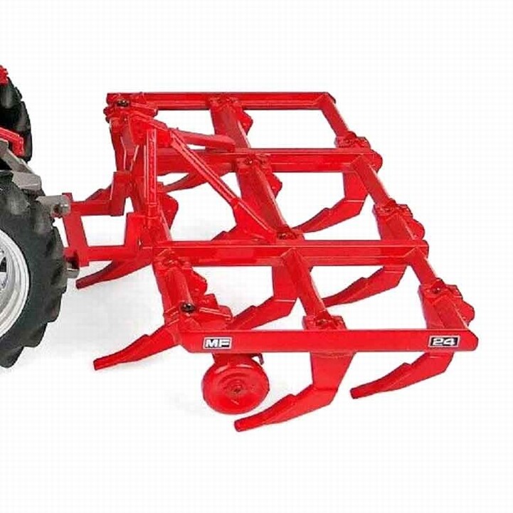 UNIVERSAL HOBBIES COLLECTION MASSEY FERGUSO MF24CHISEL PLOUGH UH 6452 SCALA 1/32