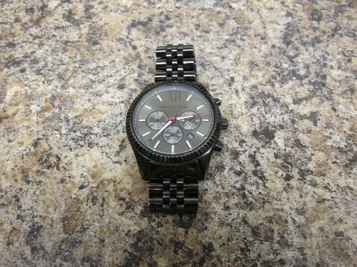 Michael Kors Men 45mm Black Lexington 