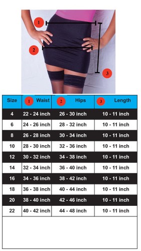 Mini Skirt 14-16 Black Micro Stretch Bodycon Spandex Short Sexy Club Party CS2 - Picture 5 of 9