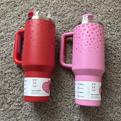 New Stanley Sweet Hearts X Target Exclusive Tumblers Bundle Valentine 40 Oz 2024 - 第 2/6 張圖片