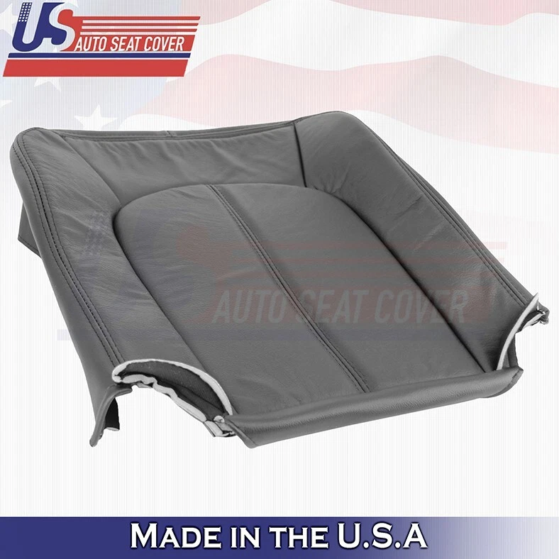 Cubierta de asiento de cuero inferior del lado del conductor delantero negra para Cadillac CTS 2008 a 2013 Foto 4 de 4