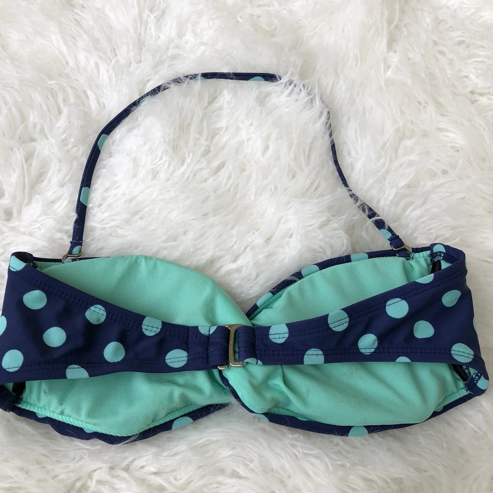 Mossimo Mujer Pequeño Bikini Traje De Baño Top Extraíble Tirantes Lunares  Foto 4 de 4