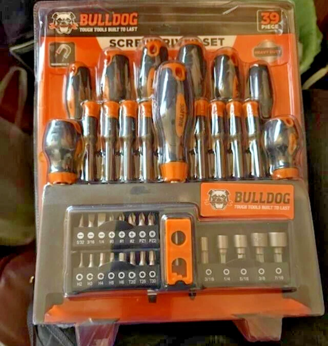 2- BULLDOG TOOL SETS:40-Piece Wrench Socket METRIC/SAE Tool & Screwdriver + Bit - Image 3 of 4