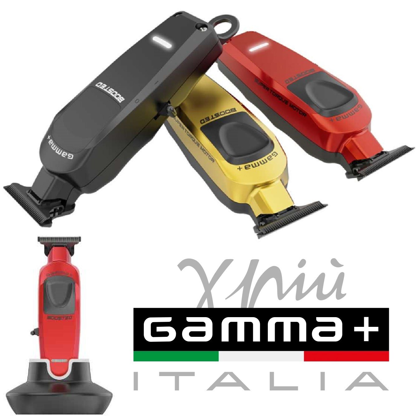 GAMMA+ BOOSTED TRIMMER TOSATRICE TAGLIACAPELLI CORDLESS MODULARE WAHL