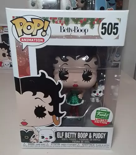 Funko Pop! Animation 505 Elf Betty Boop & Pudgy - Funko Shop - Free Protector!