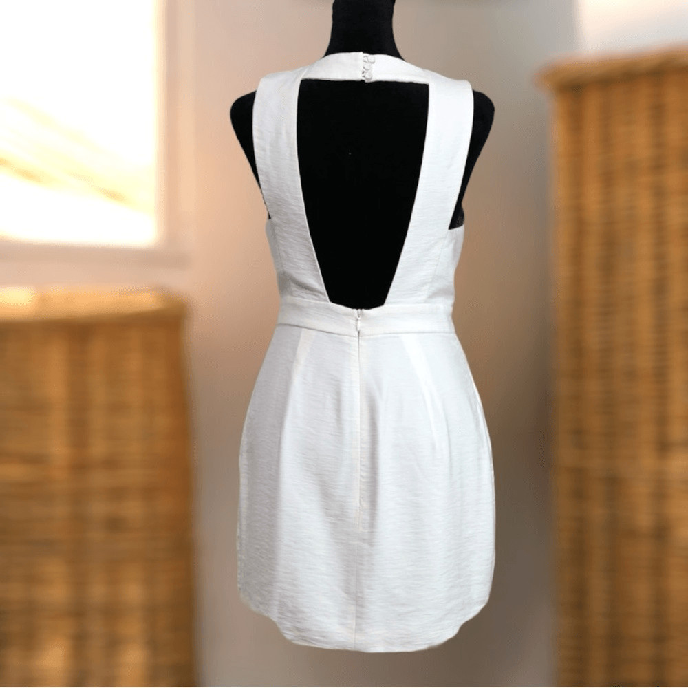 Finders Keepers Halter White Basic Instinct Dress… - image 6