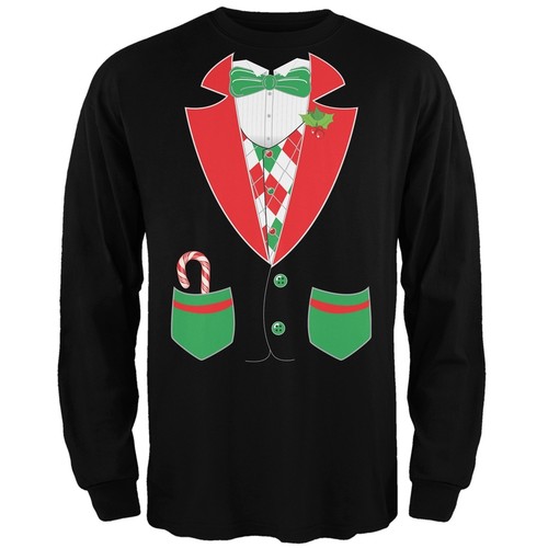 Christmas Tuxedo Costume Black Adult 