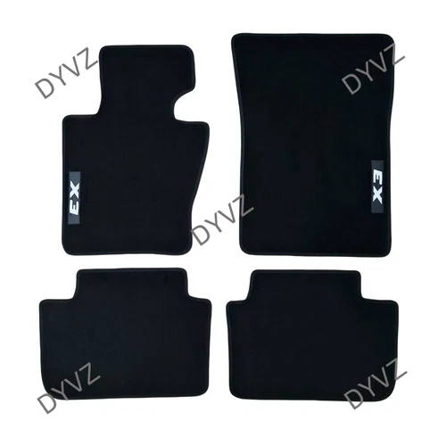 For BMW X3 Car Floor Mats Velour Auto Liners Carpet Black Waterproof All Season - Bild 2 von 9