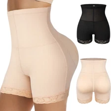 Women Hip Enhancer Shaper Butt Lift Boyshorts Buttock Underwear Padded Bum Pants
