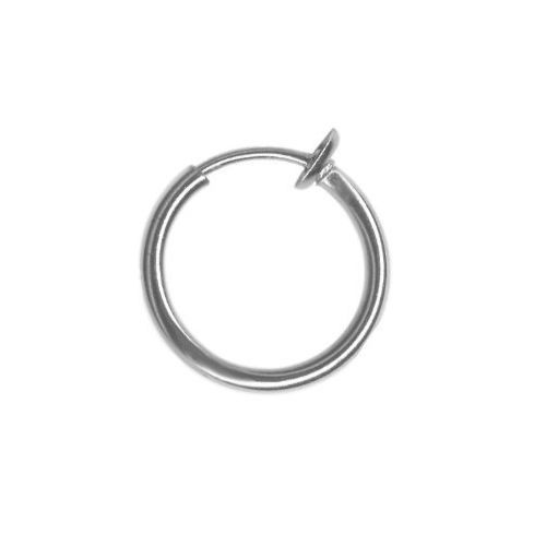USA Verkäufer Septum Ohrmanschette Reifen gefälschter Nasenring Piercing kleiner Körper Rhodium & 14k - Bild 6 von 9