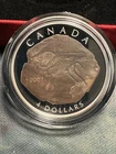 2007 Canada Silver $4 Dollars, Parasaurolophus Dinosaur!