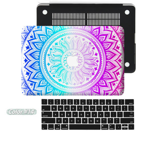 Funda rígida pintada Folk Mandala con llave para nueva Macbook Air Pro 11"13"14"15"16 - Imagen 25 de 31