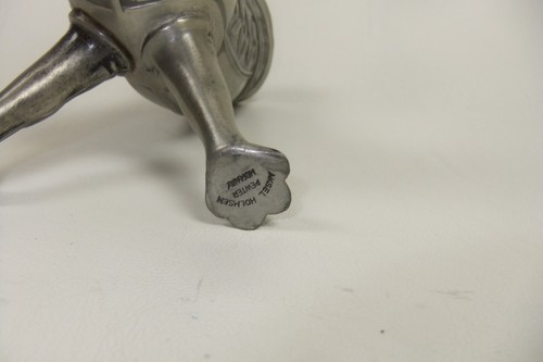 Vintage Aksel Holmsen Pewter Viking Drinking Horn - Made in Norway - Picture 24 of 24