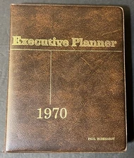 Executive Planner 1970 Shepp Lesser Associates, Inc. (Baldwin Cooke Company)