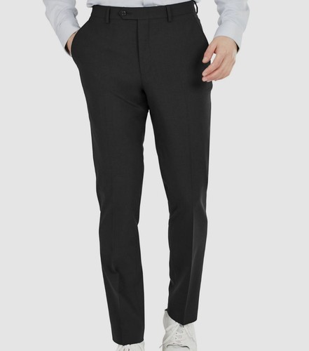 $725 Bar III Mens Black Slim-Fit Wool 3-Piece Jacket Vest Pants Suit Size 44S - Picture 7 of 9