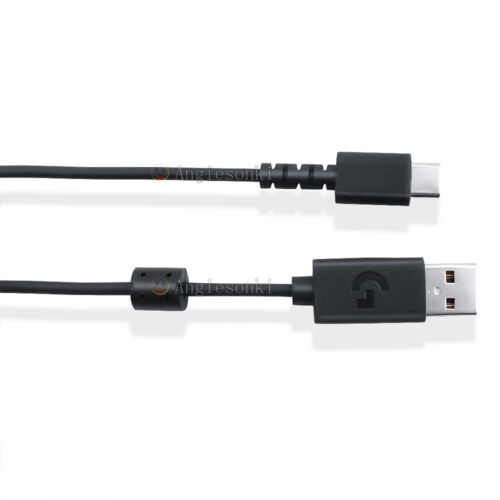 USB Charging Cable for Logitech G733 Lightspeed G PRO X Wireless Gaming Headsets - Picture 3 of 5