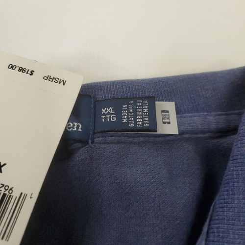 Polo Ralph Lauren distressed Poloshirt klassisch marineblau Herren Größe XXL neu mit Etikett $ 198 - Bild 15 von 20