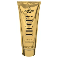 AUSTRALIAN GOLD ORIGINAL HOT! MAXIMUM ENERGY TANNING LOTION 8.5 Oz 