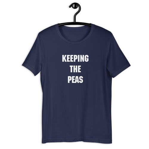 Keeping the Peas Thanksgiving Shirt - Fun Holiday Tee - Picture 3 of 8