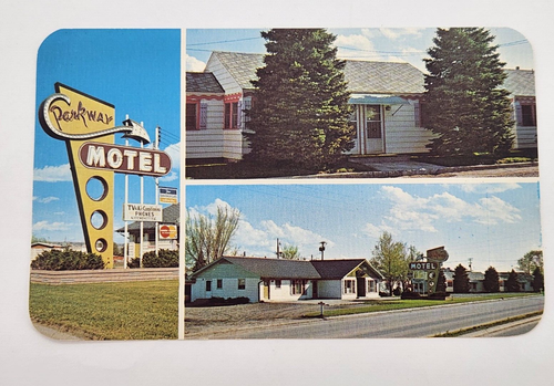 Parkway Motel Billings Montana vintage 1960's postcard unposted