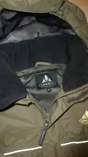 VAUDE Jacke Fahrradjacke outdoor Jacke mit CEPLEX Gr M khaki grün mit Kapuze - Bild 3 von 6