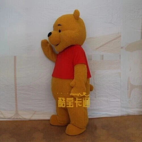 Милый Пух медведь талисман костюм косплей платье одежды Хэллоуин взрослых - Изображение 2 из 4