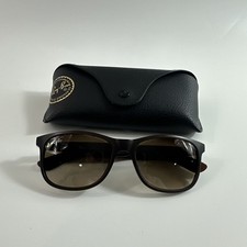 New Ray-Ban RB4202 ANDY 6073/13 w/ Case 55-17-145 w/ Case Matte Brown