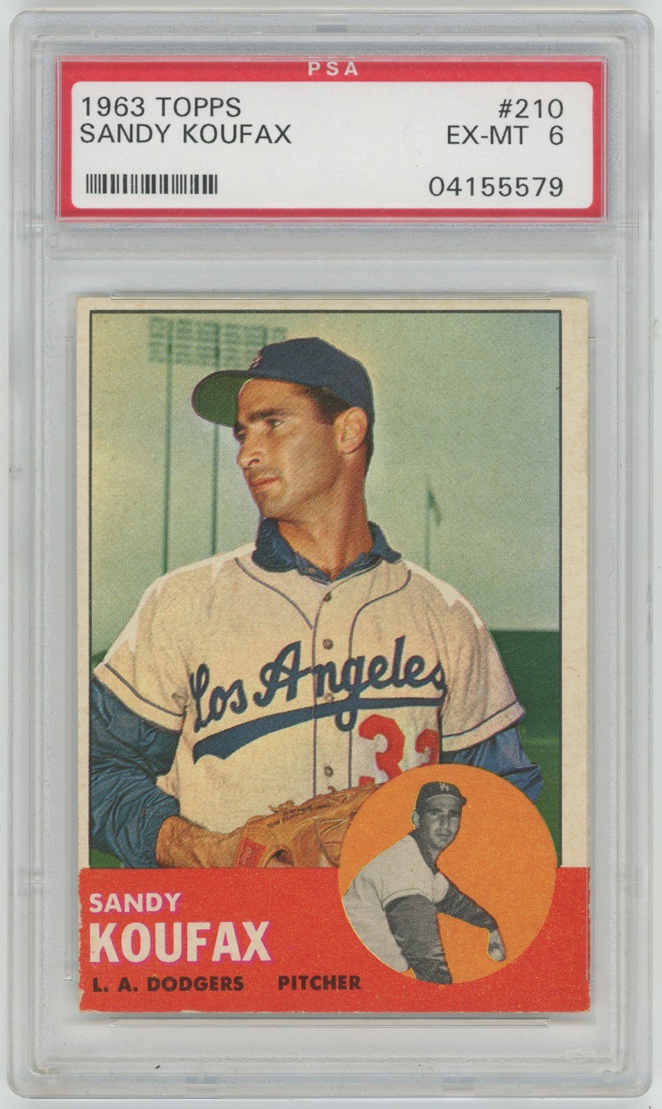 1963 Topps 210 Koufax PSA 6 717310