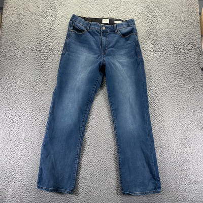 Angels Forever Young Everluxe Jeans Womens 12 Blue Cotton Denim Bootcut Stretch