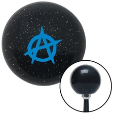 Blue Anarchy Black Metal Flake Shift Knob w/ M16x1.5 Insert Shifter Auto Manual
