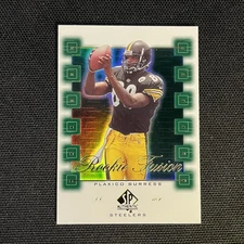 2000 SP Authentic Plaxico Burress Rookie Fusion RC #RF1 Football Steelers