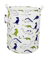 Dinosaur Laundry Basket Baby Laundry Hamper Cute Kids Polychrome Dinosaurs