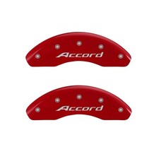 Mgp Fits 4 Caliper Covers Engraved Front Accord Engraved Rear Accord Red Finish Mgp Fits 4 Caliper Covers Engraved Front Accord Engraved Rear Accord Red Finish