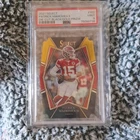 Panini 2021 Select Patrick Mahomes II #102 Black & Gold Prizm Die-Cut PSA 9