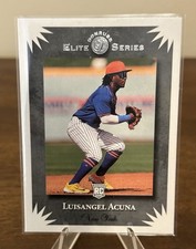 2025 Panini Donruss Elite Series Luisangel Acuna RC No. 18 NY Mets